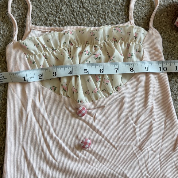 Y2K Pink Floral Ruffle set - Picture 12 of 12